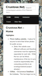 Mobile Screenshot of crustose.net